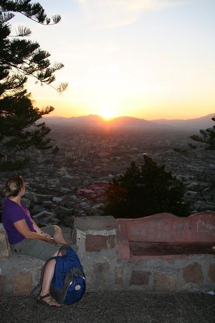 Sunset in Santiago