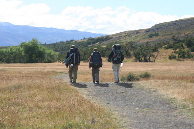 Leaving the trail for our next adventure