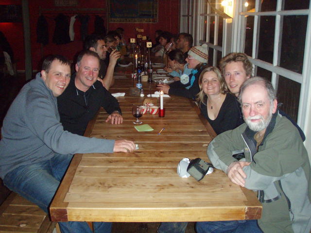 Good friends were made on the trail, from the left, Me, Rick, Jayde, Tjalph and Roy