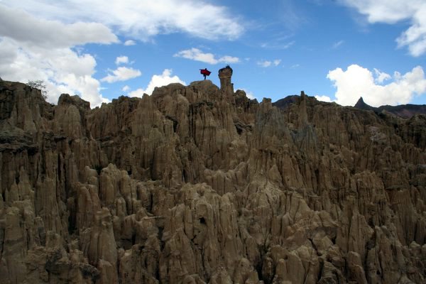 Proof that this was once an ocean, and pipers like to stand in dangerous spots